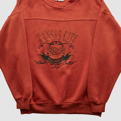 Kansas City Chiefs Crable Sportswear 90s Pullover Sweatshirt - Red Pullover