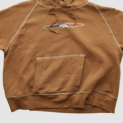 Denver Broncos NFL 2000s Hooded Pullover Sweatshirt - Tan Pullover