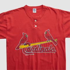 St. Louis Cardinals Russell 2000 T-shirt - Red - Vintage T-shirts
