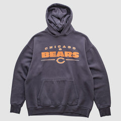 Chicago Bears NFL 2000s Hooded Pullover Sweatshirt - Charcoal Pullover