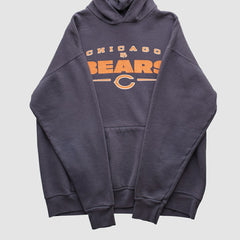 Chicago Bears NFL 2000s Hooded Pullover Sweatshirt - Charcoal Pullover