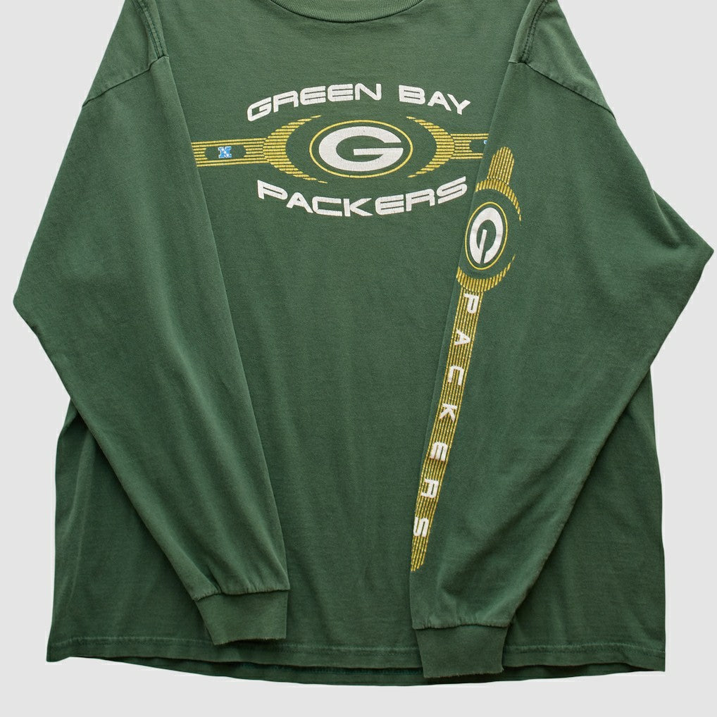 Green Bay Packers 2000s Long Sleeve T-shirt - Green T-shirts