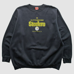 Pittsburgh Steelers NFL 2000s Pullover Sweatshirt - Black Pullover