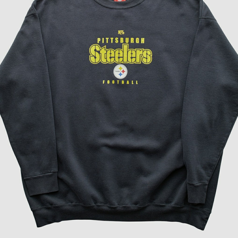 Pittsburgh Steelers NFL 2000s Pullover Sweatshirt - Black Pullover