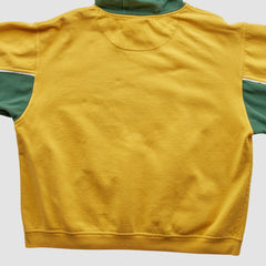 Green Bay Packers Reebok 2000s Hooded Pullover Sweatshirt - Yellow Pullover