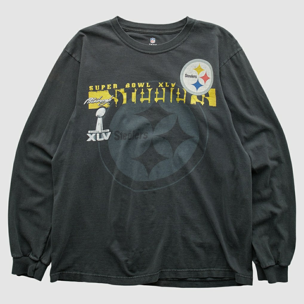 Pittsburgh Steelers NFL 2011 Long Sleeve T-shirt - Charcoal T-shirts