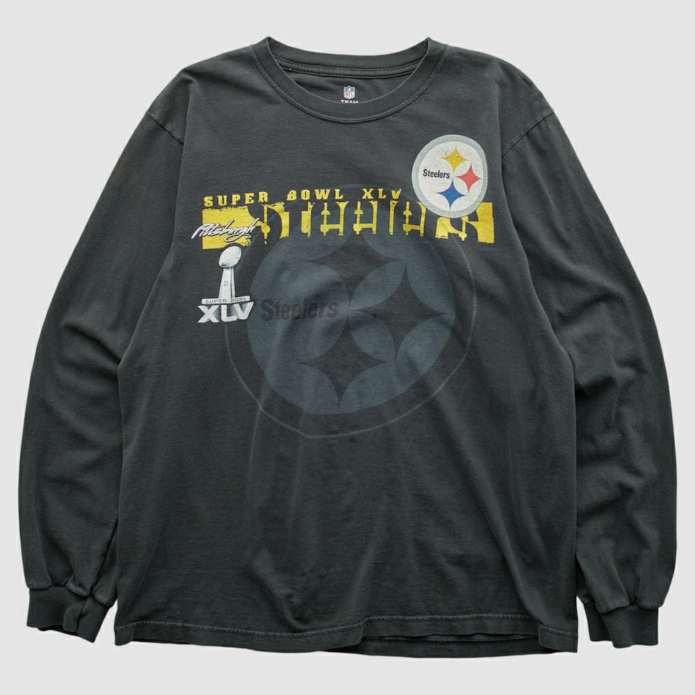 Pittsburgh Steelers NFL 2011 Long Sleeve T-shirt - Charcoal T-shirts
