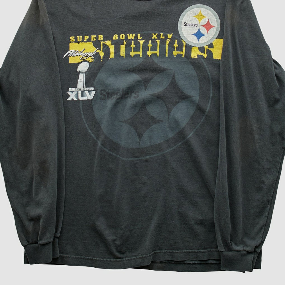 Pittsburgh Steelers NFL 2011 Long Sleeve T-shirt - Charcoal T-shirts