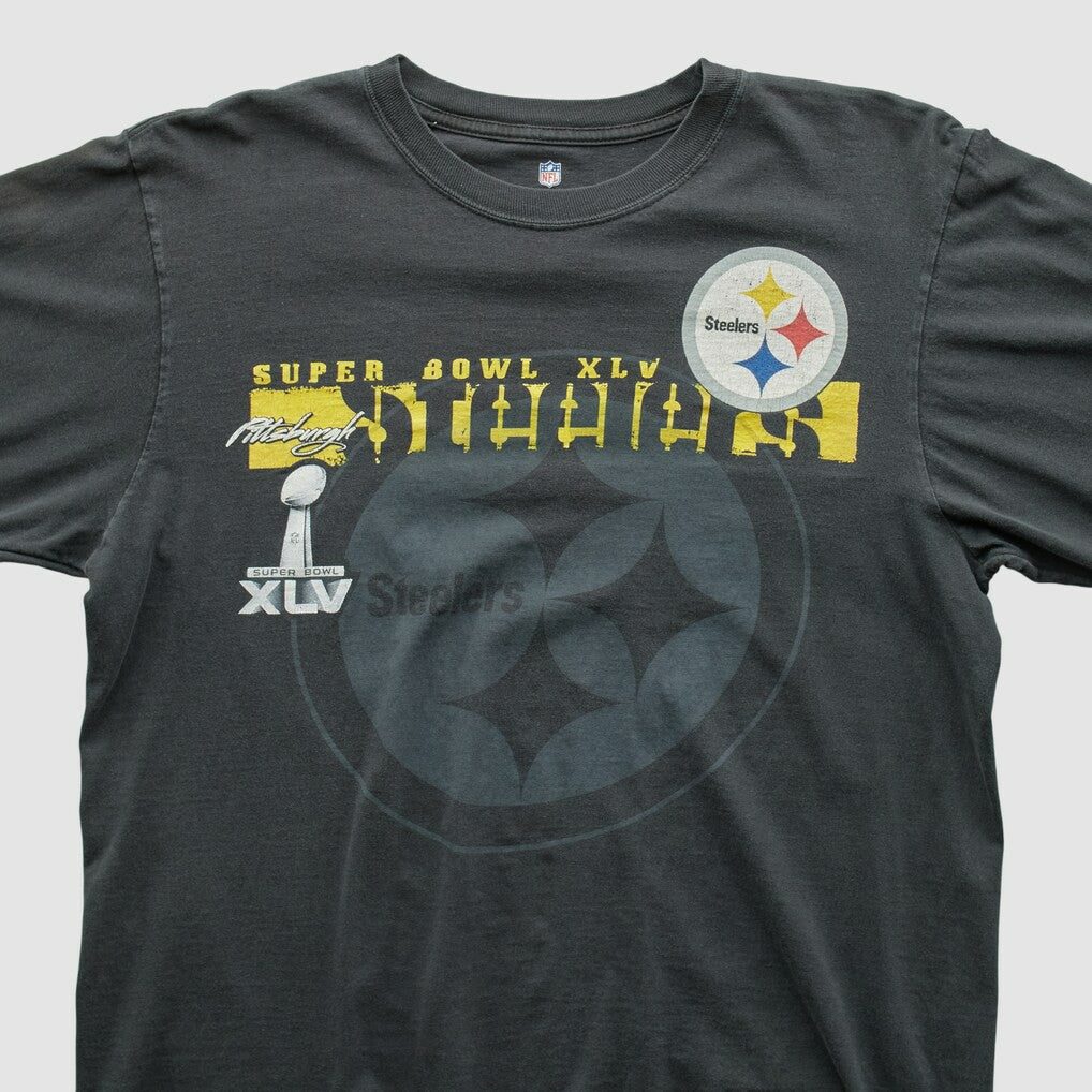 Pittsburgh Steelers NFL 2011 Long Sleeve T-shirt - Charcoal T-shirts