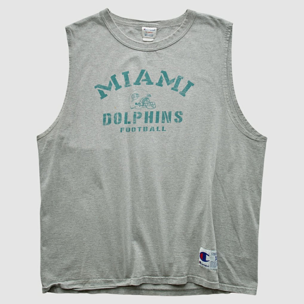 Miami Dolphins Champion 2000s Tank - Heather Gray Tanks