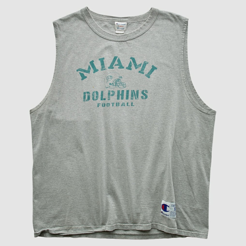 Miami Dolphins Champion 2000s Tank - Heather Gray Tanks