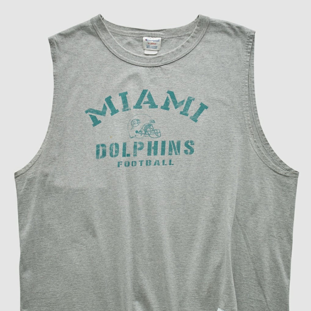 Miami Dolphins Champion 2000s Tank - Heather Gray Tanks