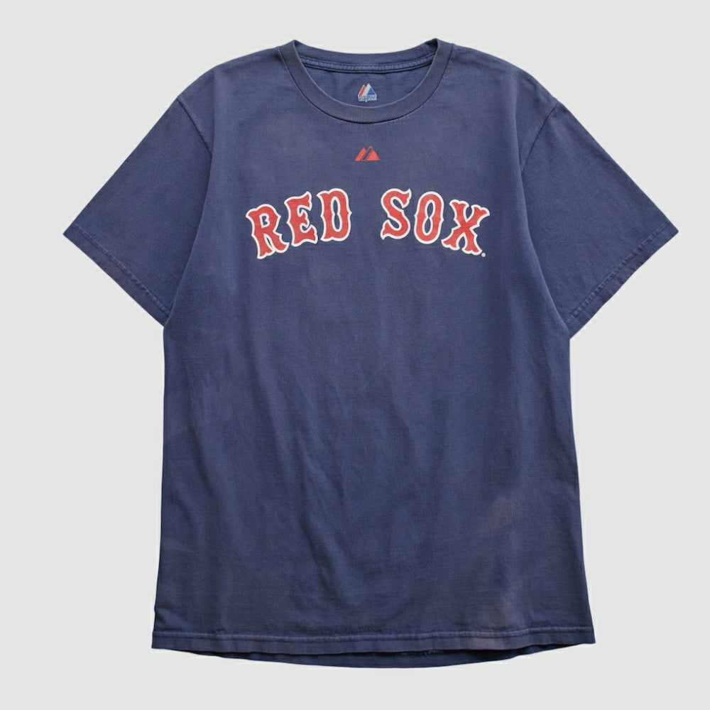 Boston Red Sox Majestic 2009 T-shirt - Navy - Vintage T-shirts