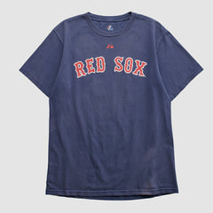 Boston Red Sox Majestic 2009 T-shirt - Navy - Vintage T-shirts