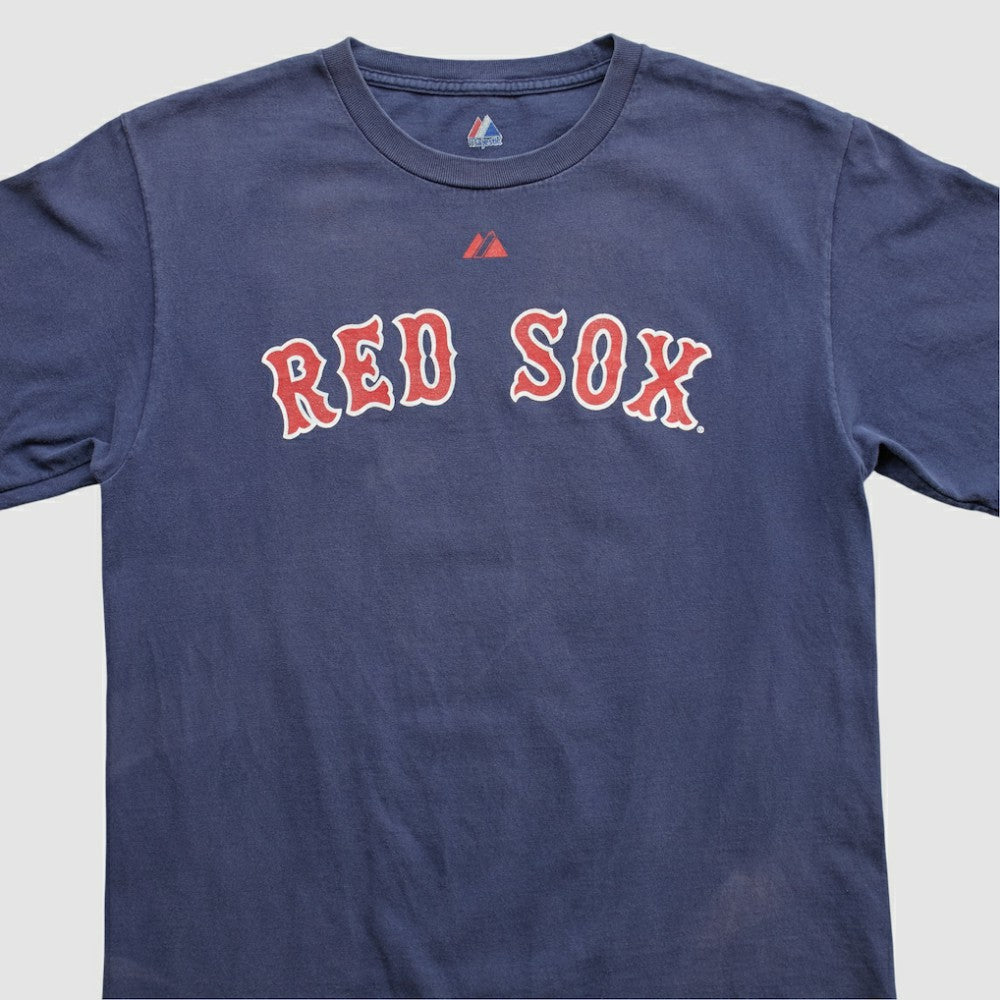 Boston Red Sox Majestic 2009 T-shirt - Navy - Vintage T-shirts
