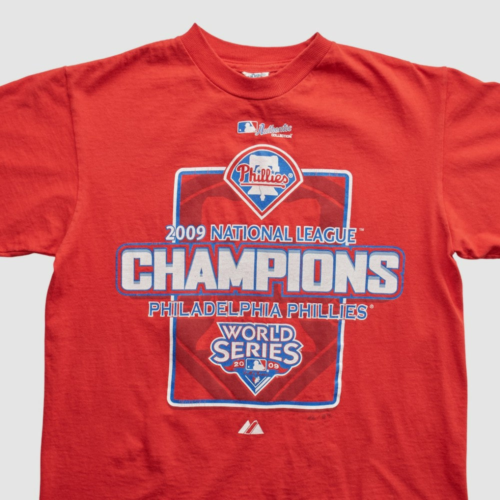 Philadelphia Phillies Delta 2009 T-shirt - Red - XVintage T-shirts