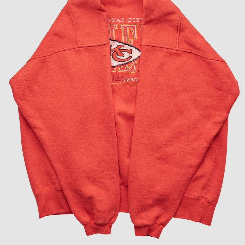Kansas City Chiefs Galt Sand 90s Pullover Sweatshirt - Red Pullover