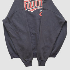 Minnesota Twins MLB 2000s Hooded Pullover Sweatshirt - Navy - XVintage Pullover