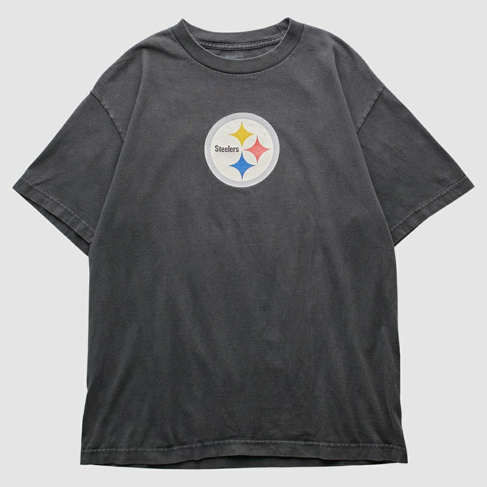 Pittsburgh Steelers Reebok 2000s T-shirt - Charcoal T-shirts