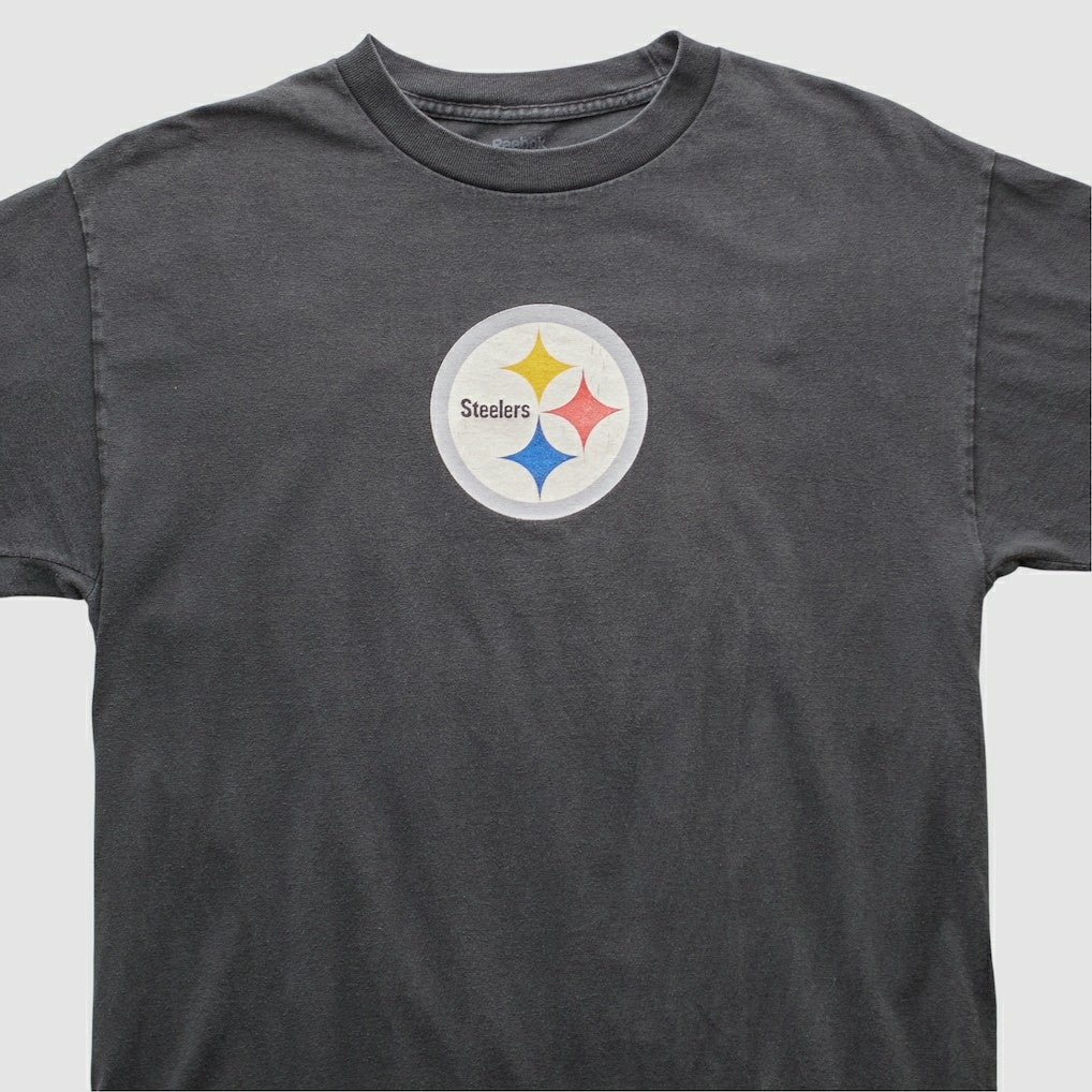 Pittsburgh Steelers Reebok 2000s T-shirt - Charcoal T-shirts