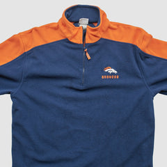 Denver Broncos NFL 2000s 1/4 Zip Sweatshirt - Navy Sweatshirts