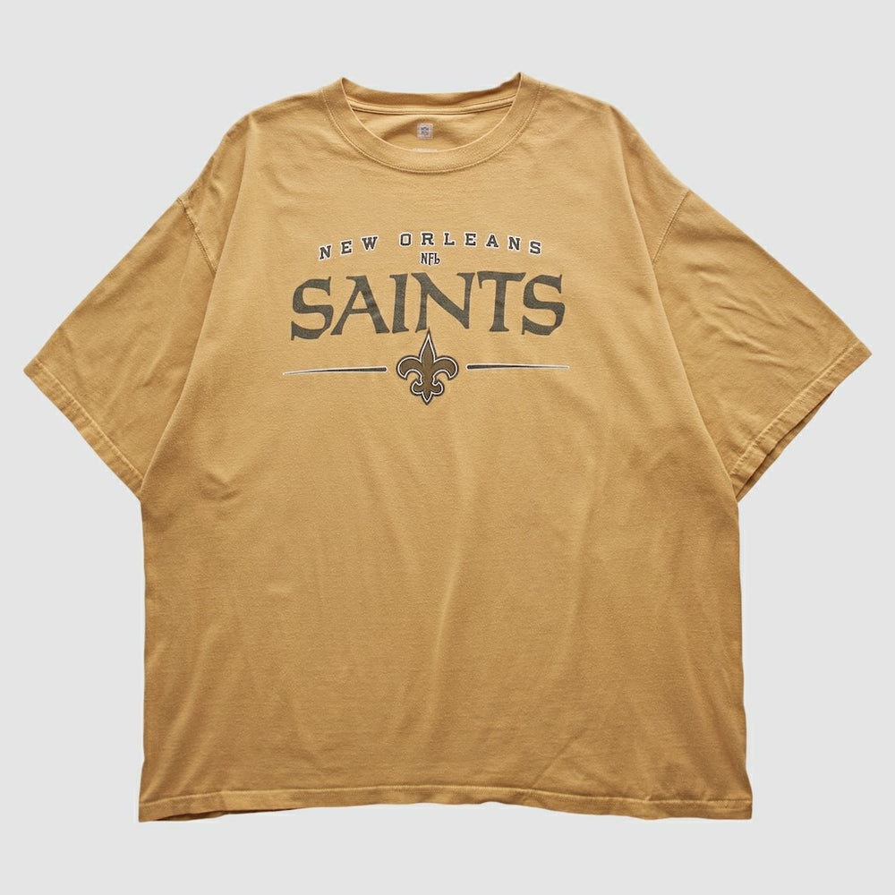 New Orleans Saints NFL 2000s T-shirt - Tan T-shirts