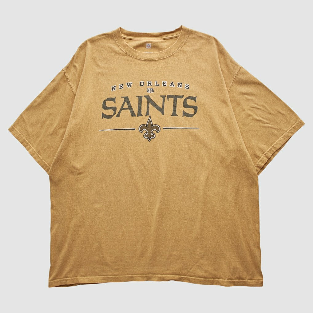 New Orleans Saints NFL 2000s T-shirt - Tan T-shirts