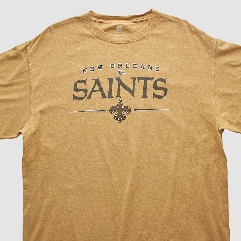 New Orleans Saints NFL 2000s T-shirt - Tan T-shirts