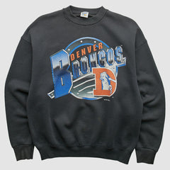 Denver Broncos Fan Sportswear 1994 Pullover Sweatshirt - Black Pullover