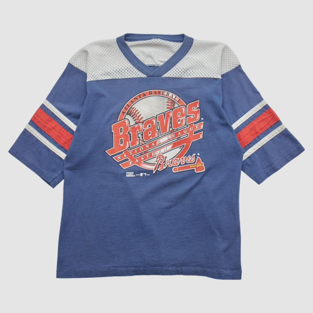 Atlanta Braves 1996 T-shirt - Blue - Vintage T-shirts