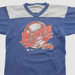 Atlanta Braves 1996 T-shirt - Blue - Vintage T-shirts
