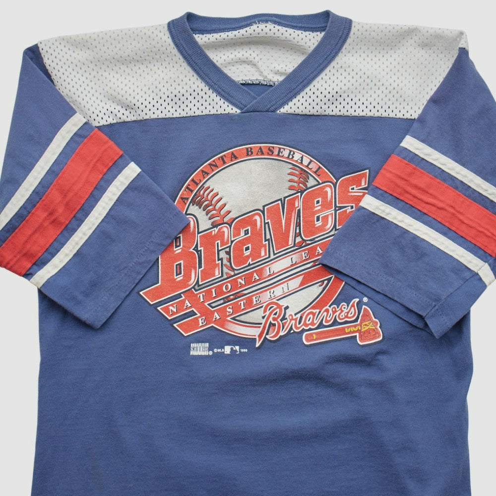 Atlanta Braves 1996 T-shirt - Blue - Vintage T-shirts
