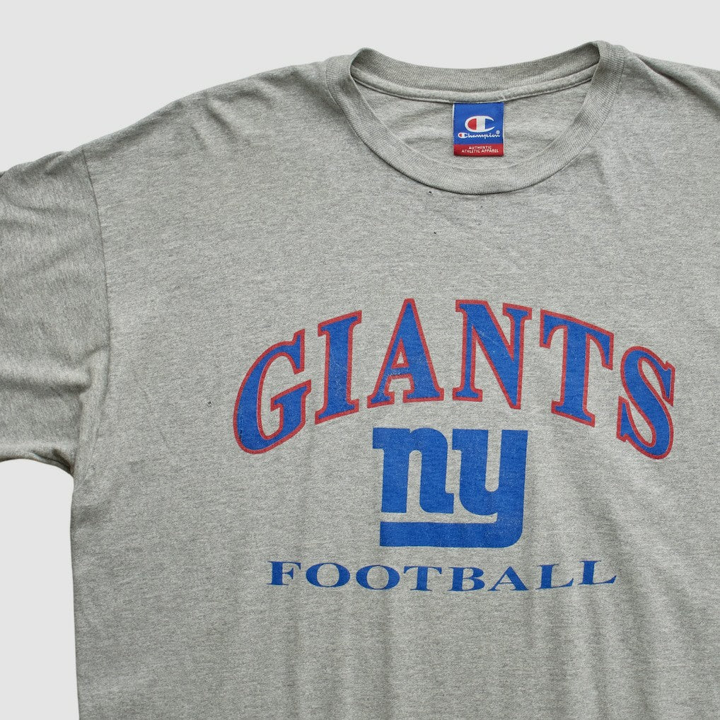 New York Giants Champion 90s T-shirt - Heather Gray T-shirts