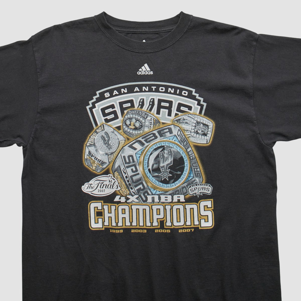 San Antonio Spurs 2007 T-shirt Black Vintage - Adidas