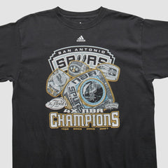 San Antonio Spurs 2007 T-shirt Black Vintage - Adidas