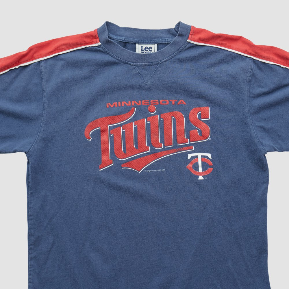Minnesota Twins Lee Apparel T-shirt - Navy - Vintage T-shirts