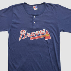 Atlanta Braves Swingster 90s T-shirt - Navy - Vintage T-shirts