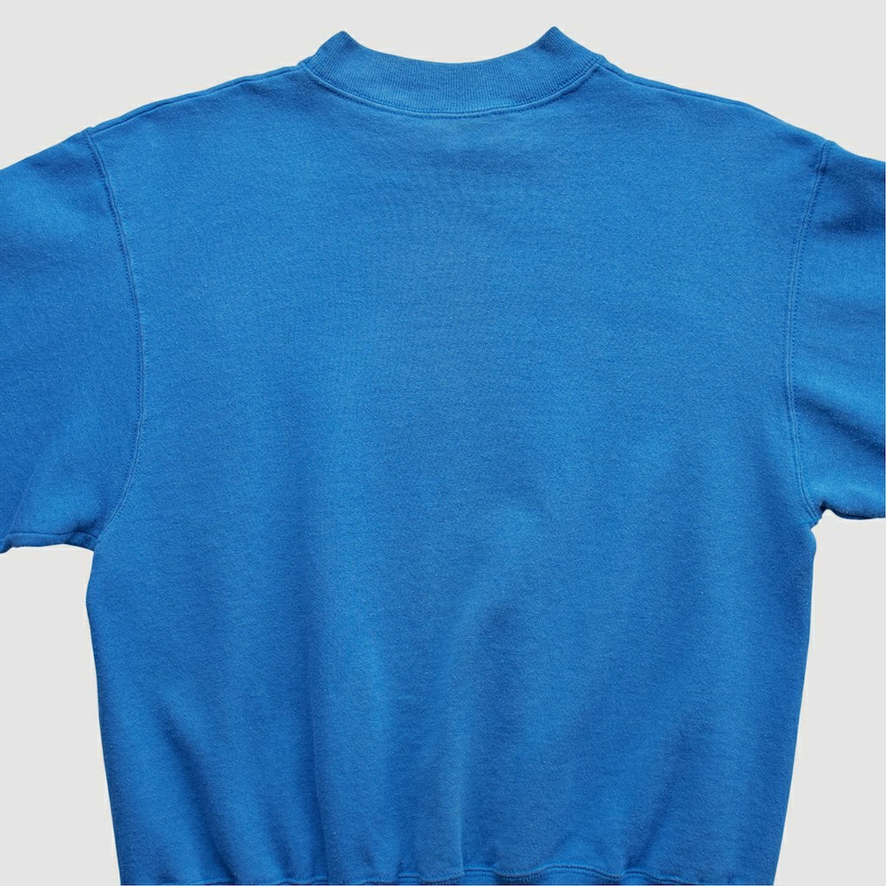 Denver Broncos Hanes 90s Pullover Sweatshirt - Blue Pullover
