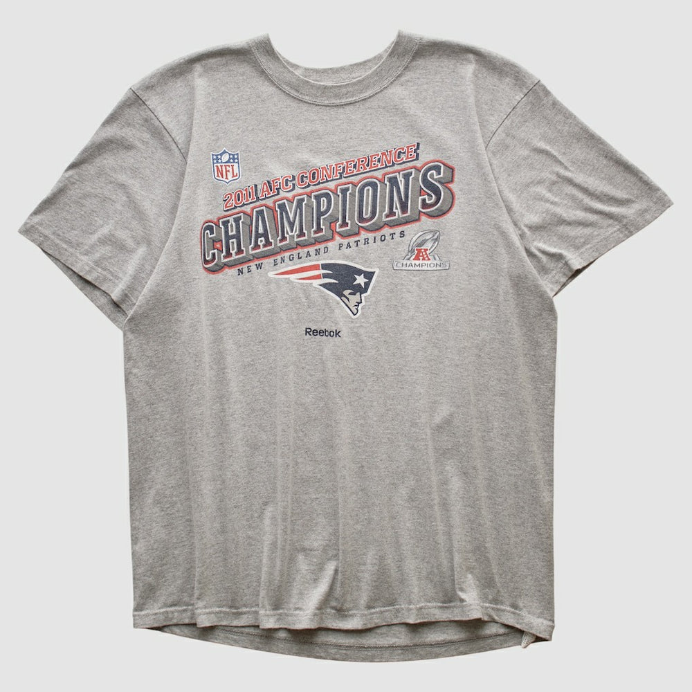 New England Patriots Reebok 2011 T-shirt - Heather Gray T-shirts