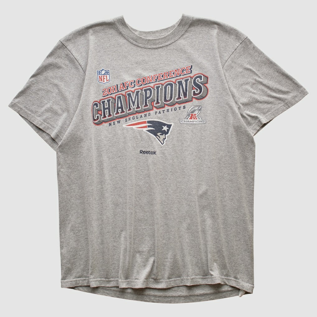 New England Patriots Reebok 2011 T-shirt - Heather Gray T-shirts