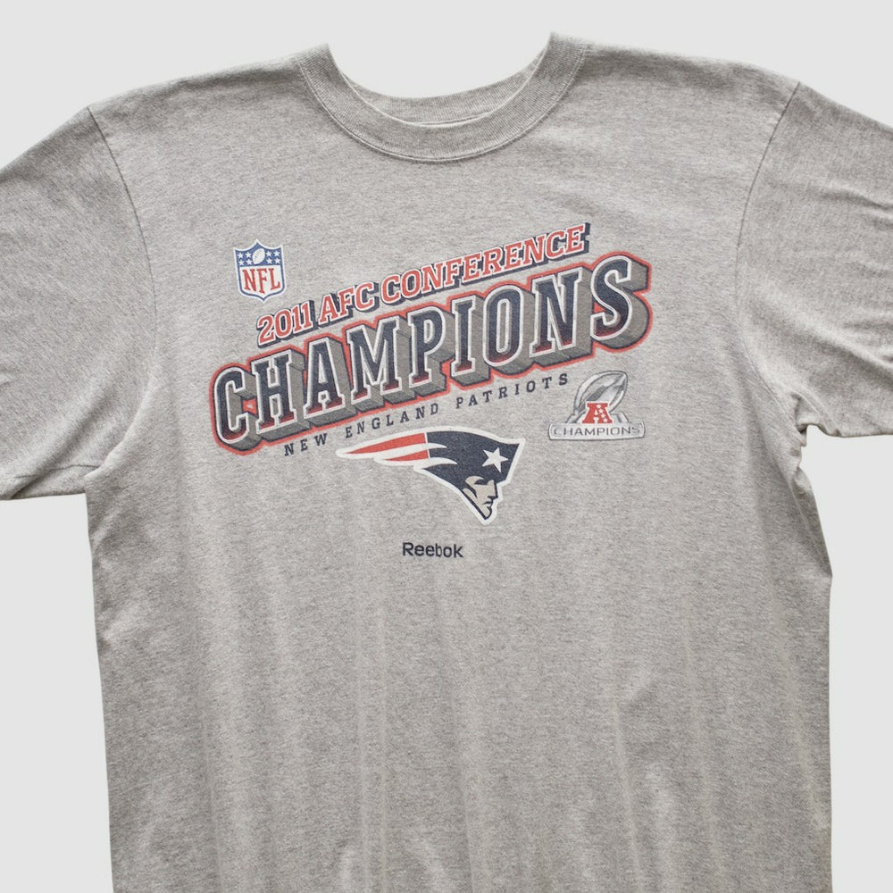 New England Patriots Reebok 2011 T-shirt - Heather Gray T-shirts