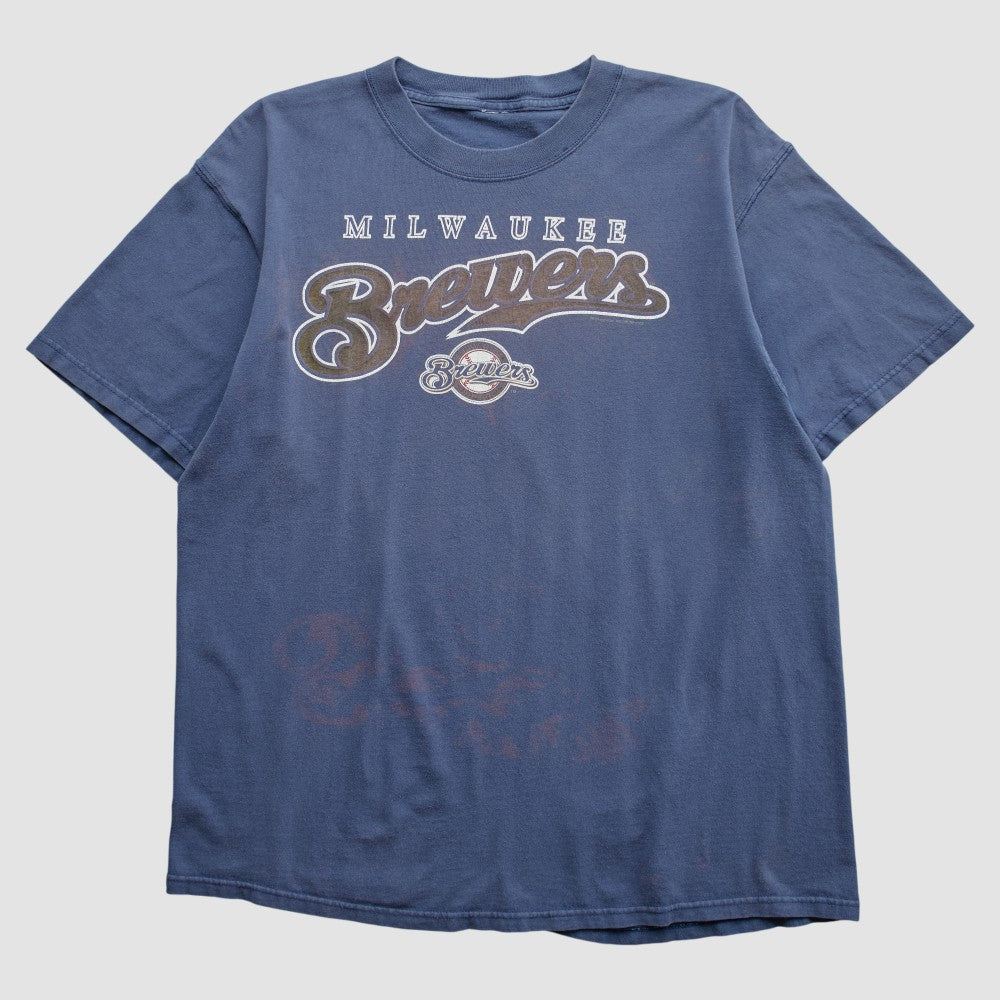 Milwaukee Brewers 2000s T-shirt - Blue - XVintage T-shirts