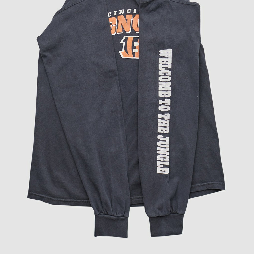 Cincinnati Bengals NFL 2010s Long Sleeve T-shirt - Charcoal T-shirts