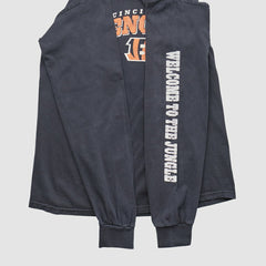 Cincinnati Bengals NFL 2010s Long Sleeve T-shirt - Charcoal T-shirts