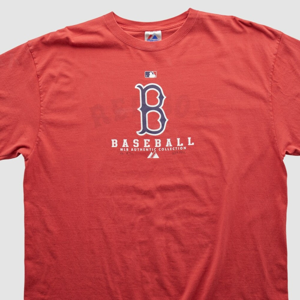 Boston Red Sox Majestic 2000s T-shirt - Red - 3XVintage T-shirts
