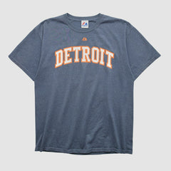 Detroit Tigers Majestic 2010s T-shirt - Blue - Vintage T-shirts
