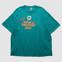 Miami Dolphins NFL 2010s T-shirt - Teal T-shirts