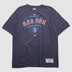 Boston Red Sox Majestic 2000s T-shirt - Navy - 2XVintage T-shirts