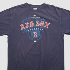 Boston Red Sox Majestic 2000s T-shirt - Navy - 2XVintage T-shirts