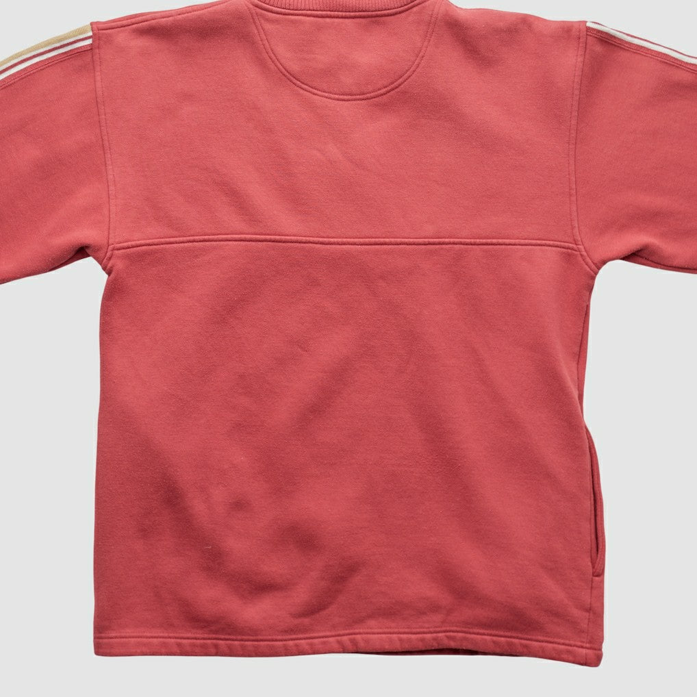 San Francisco 49ers NFL 2000s 1/4 Zip Sweatshirt - Red Sweatshirts